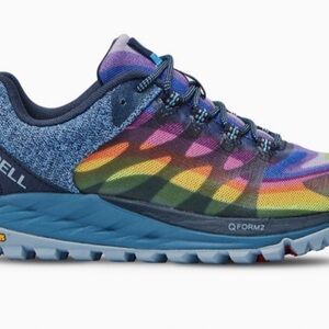 Merrell Womens Antora 2 Rainbow Hiking Shoes Size 9 Medium NWOB